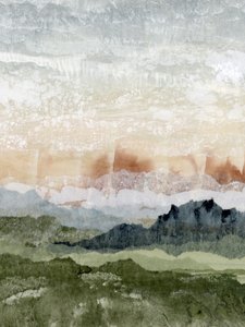 Paesaggio montano a strati