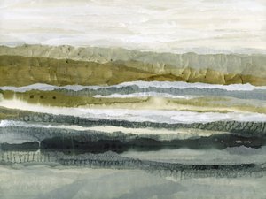 Paesaggio stratificato dai toni tenui