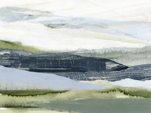Paesaggio montano dai toni tenui