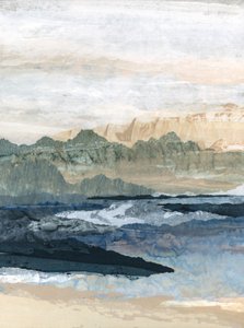 Riflesso smorzato sulle montagne