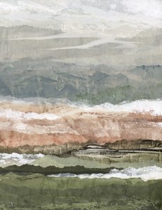 Strati di montagna sereni