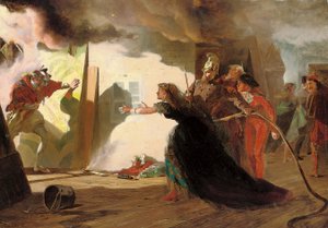 Incendio al teatro
