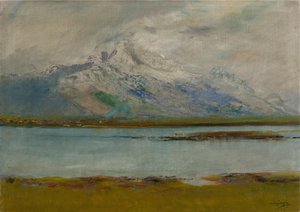 Paesaggio dei Tatra da Laszlo Mednyanszky
