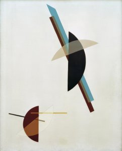 Su fondo bianco da Laszlo Moholy Nagy
