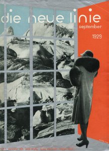 Copertina della rivista die neue linie, settembre 1929