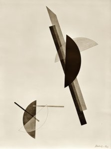 Costruzioni. 6. Mappa di Kestner da Laszlo Moholy Nagy
