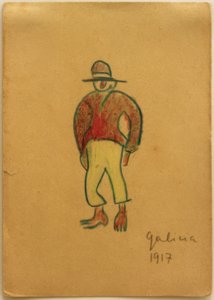 Senza titolo (Galiziano con pantaloni gialli)
