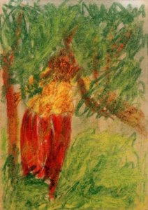 Senza titolo (Donna sotto un albero)
