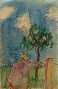 Senza titolo (Uomo sotto un albero) da Laszlo Moholy Nagy