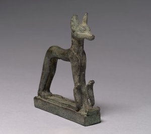 Sciacallo, 664-30 a.C. da Late Period Egyptian