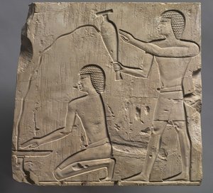 Sacerdoti che eseguono riti funebri, c.667-647 a.C. da Late Period Egyptian