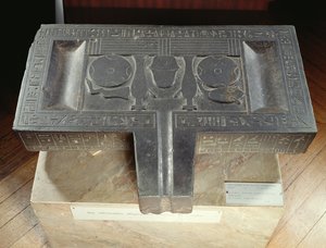 Tavola votiva di Hor-ir-aa, Saite da Late Period Egyptian