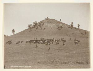 Lavorando un piccolo gruppo sulle colline, c. 1900