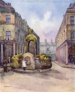 Via Bath e fontana di acqua minerale da Laura Annie Happerfield