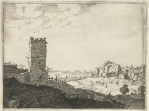 Paesaggio con torre da Laurens Barata