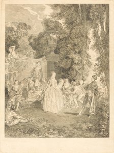 Feste veneziane da Laurent Cars after Antoine Watteau