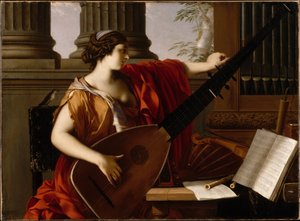 Allegoria della musica da Laurent de La Hire or La Hyre