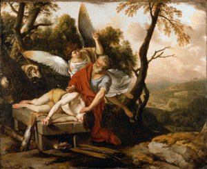 Il sacrificio di Isacco da Laurent de la Hyre