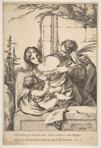 Sacra Famiglia con palma, 1639 da Laurent de la Hyre