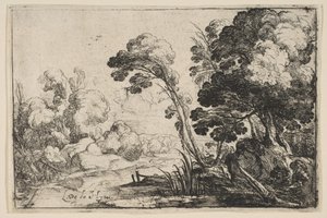 Fiume nel Bosco da Laurent de la Hyre