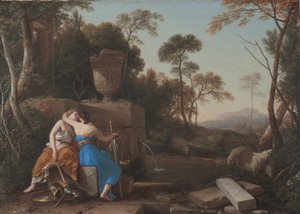 Il Bacio della Pace e della Giustizia da Laurent de la Hyre