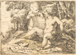Tre Bambini Bacchici da Laurent de la Hyre