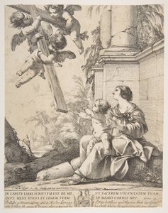 Vergine e Bambino con angeli da Laurent de la Hyre