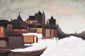 San Pietroburgo, 2021 circa (acrilico su tela) da Laurie Michaels