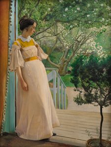 Alla porta del giardino. La moglie dell
