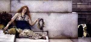 Sui gradini del Campidoglio da Lawrence Alma Tadema