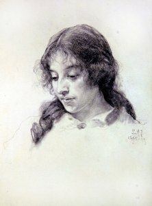 Studio di Ritratto di Miss Raven-Hill da Lawrence Alma Tadema