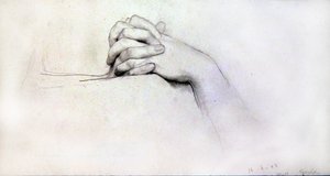 Studio delle mani - Miss Goold da Lawrence Alma Tadema