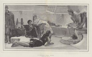 Una lettura da Omero da Lawrence Alma Tadema