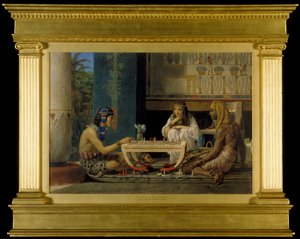 Giocatori di scacchi egiziani, 1865 da Lawrence Alma Tadema