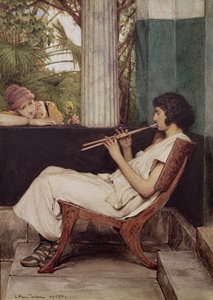 La musica ha fascino da Lawrence Alma Tadema