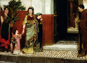 Ritorno dal mercato da Lawrence Alma Tadema