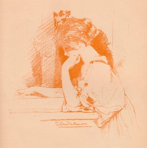 Schizzo di una ragazza, c1885, 1896 da Lawrence Alma Tadema