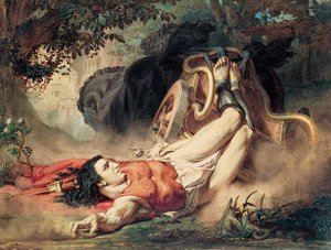La morte di Ippolito, 1860 da Lawrence Alma Tadema