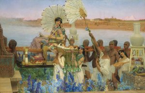 Il ritrovamento di Mosè da Lawrence Alma Tadema