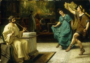 Un Ingresso di Teatro Romano da Lawrence Alma Tadema