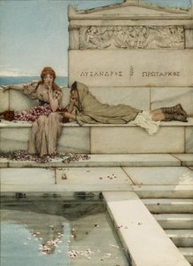 Xanthe e Phaon, 1883 da Lawrence Alma Tadema