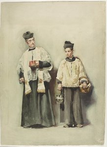 Sacerdote e ragazzo da Lawrence Carmichael Earle