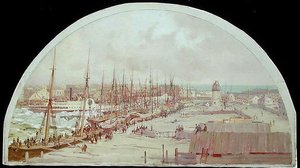 La grande alluvione di Chicago nel 1849 da Lawrence Carmichael Earle