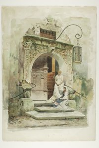 Due donne in una porta