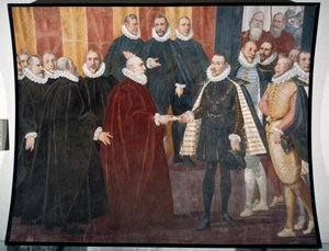 Incontro del Doge Giacomo Durazzo Grimaldi e dell