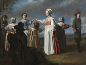 Bambini che ballano, c.1650 da Le Nain Brothers