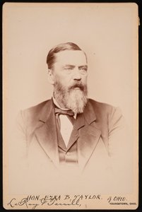Ritratto di Ezra Booth Taylor 1823-1912, prima del 1896 da Le Roy and Terrill