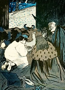 Emile Loubet e Marianne accolgono i Re Magi nella mangiatoia da Leal de Camara