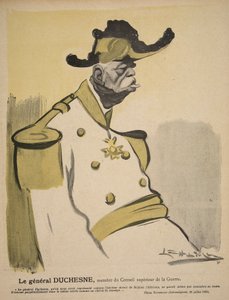 Generale Duchesne, membro del Consiglio di Guerra, illustrazione da 