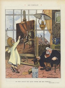 Il suo ritratto. Illustrazione per Le Rire da Leal de Camara